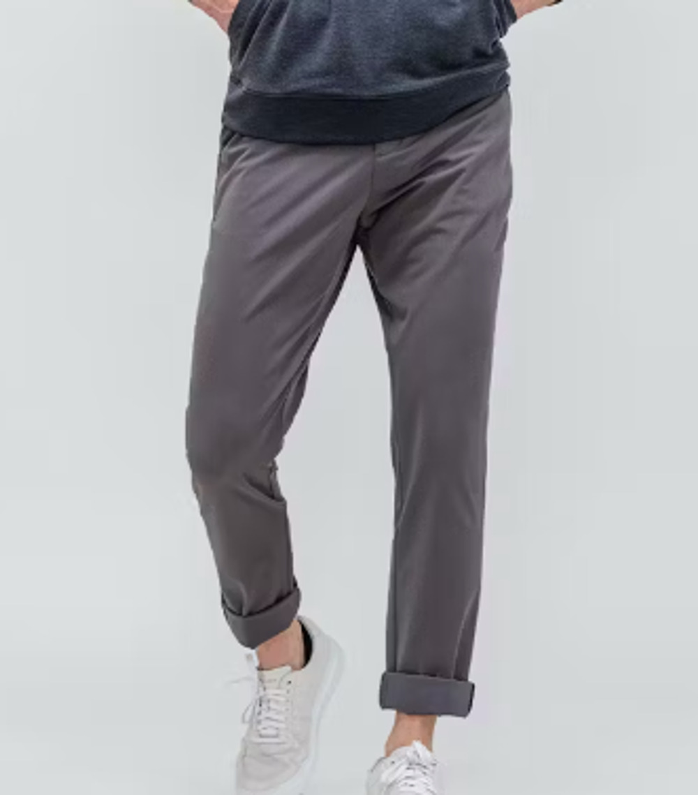 NWT Ministry Of Supply Men's Pace Tapered Ankle Chino Medium Grey Size 30x30
